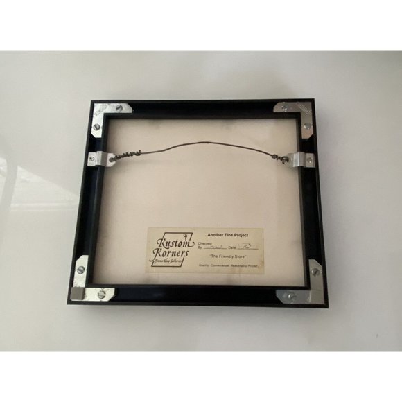 Santa Maria della Salute Venice Lithograph ? Signed Dated in Back Framed Vintage - Picture 13 of 16